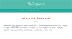 Desktop Screenshot of mikemart.com